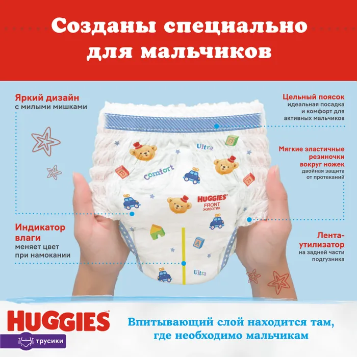 Хаггис трусики-подгузники для мальчиков 9-14кг №17 