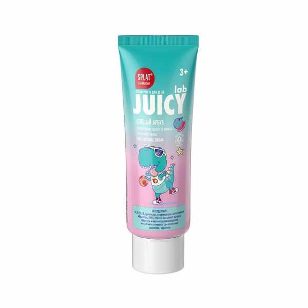 Splat Juicy Lab Спелый арбуз детская зубная паста со фтором туба 72г