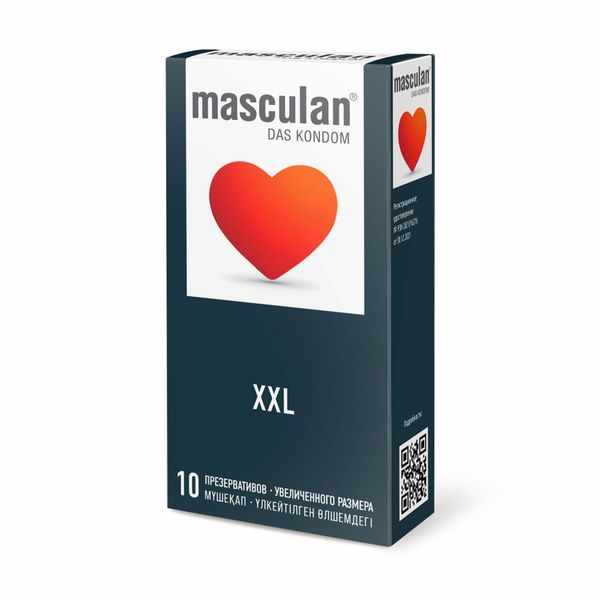 МАСКУЛАН ПРЕЗЕРВАТИВЫ MASCULAN XXL № 10 УВЕЛИЧЕННОГО РАЗМЕРА