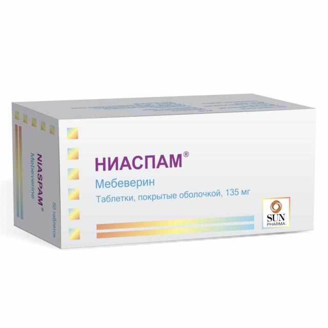 НИАСПАМ ТАБ. П/О 135МГ №50