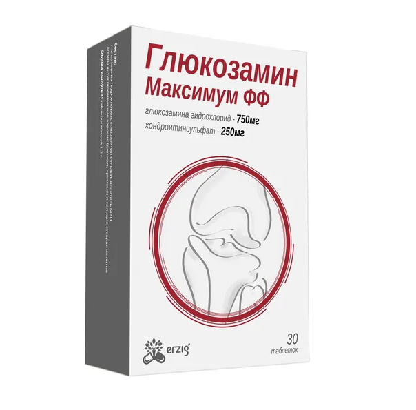 ГЛЮКОЗАМИН МАКСИМУМ ФФ ТАБ. 1,2Г №30 (БАД)