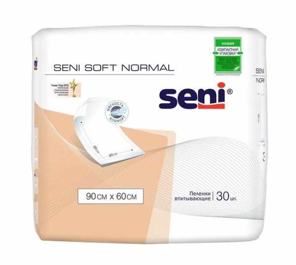 Сени пеленки гигиенические soft normal 90х60 №30 (se-091-sn30-j03) 