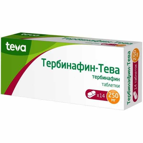 Тербинафин-Тева таб. 250мг №14