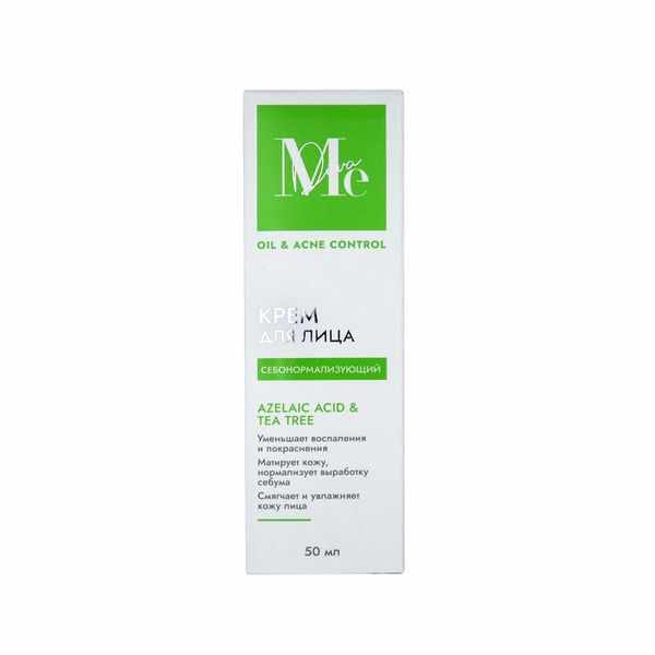Медива Oil&Acne control крем для лица себонормализующий Azelaic acid&Tea tree флакон 50мл