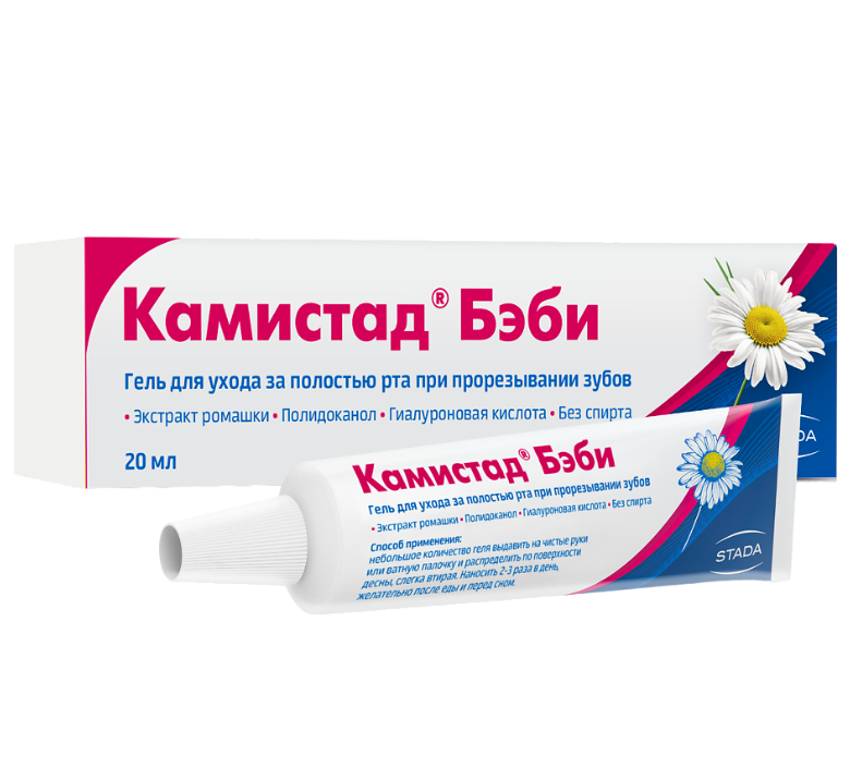 Камистад Бэби гель при прорезывании зубов туба 20мл