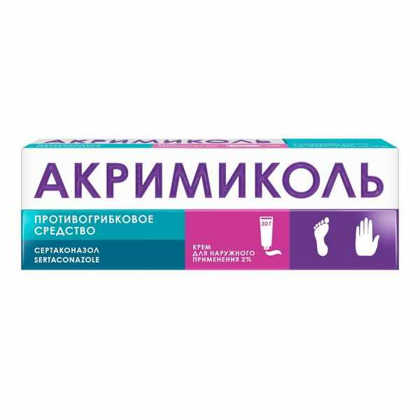 Акримиколь крем для наружного применения 2% туба 30г