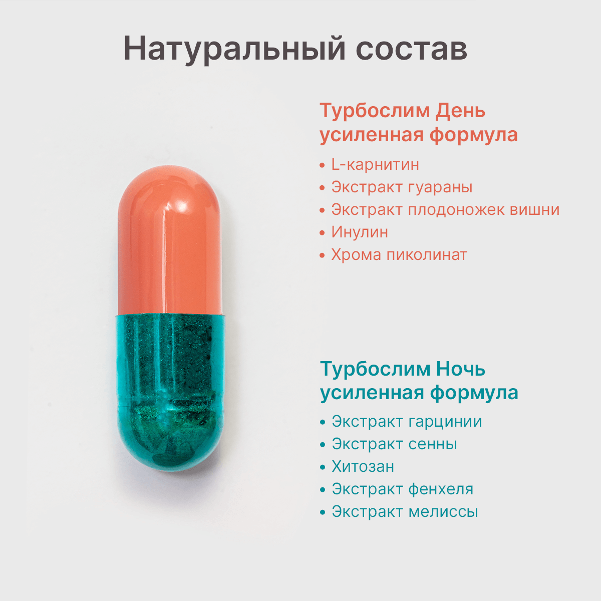 Турбослим набор День+Ночь усиленная формула капсулы №120