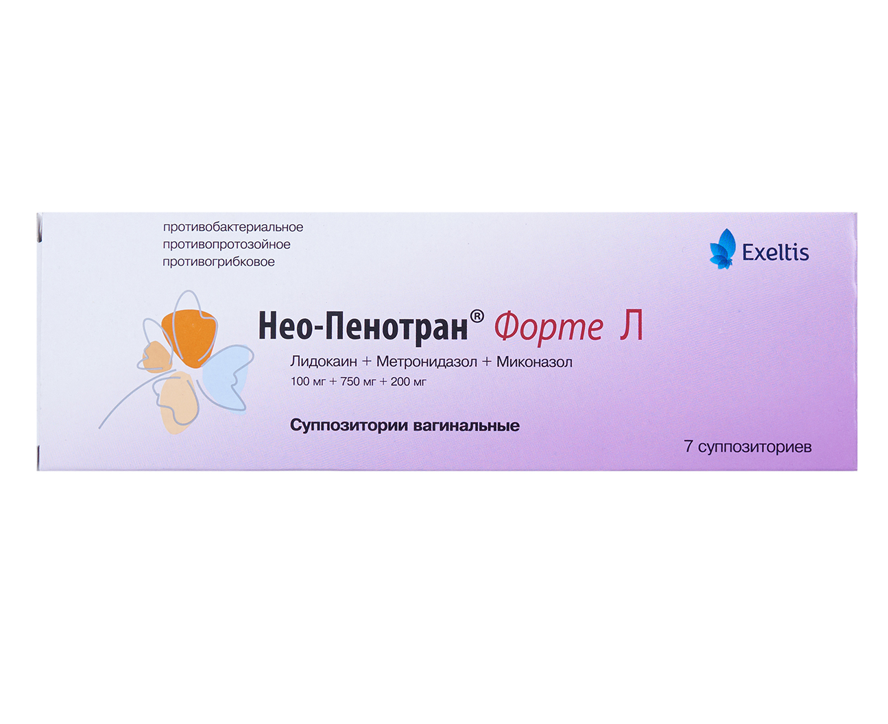 Нео-пенотран форте суппозитории. ваг №7