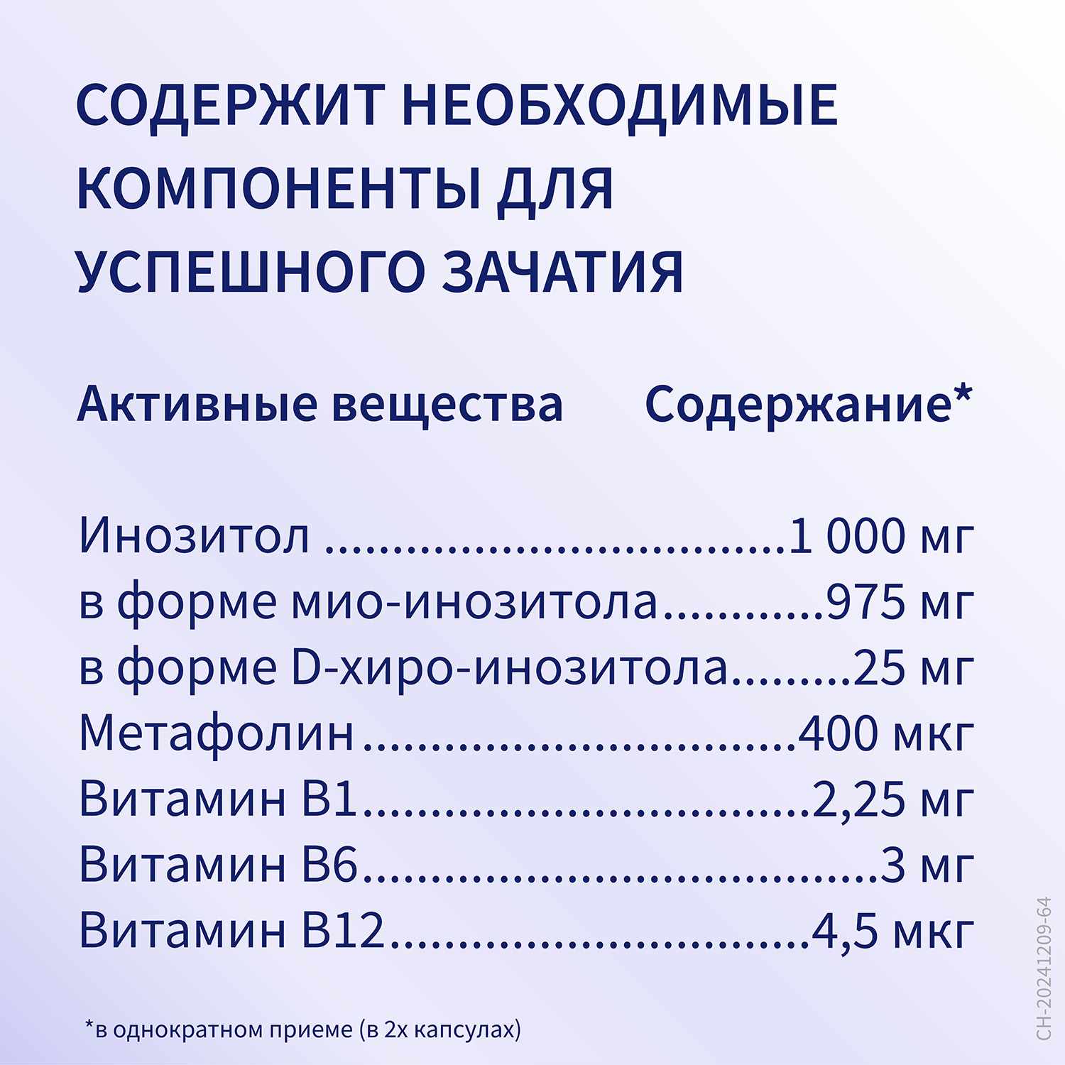Элевит Зачатие капсулы массой 605мг №60