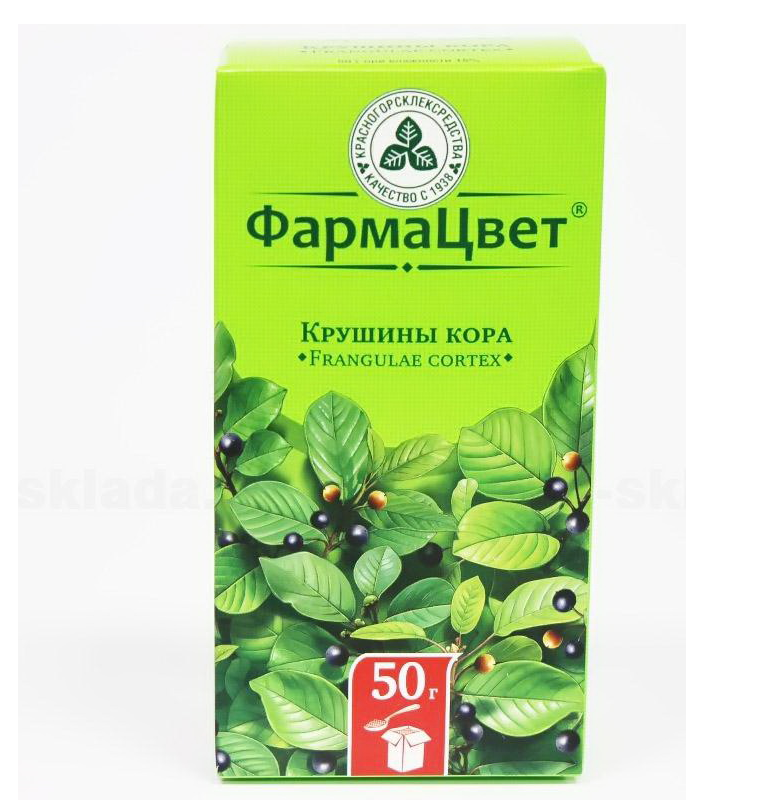 Крушины кора измельч. 50г пак. бум. и/у