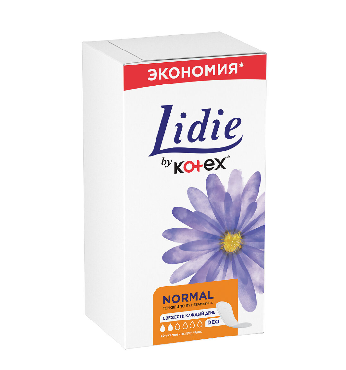 Лидия прокладки ежедневные Deo №50 
