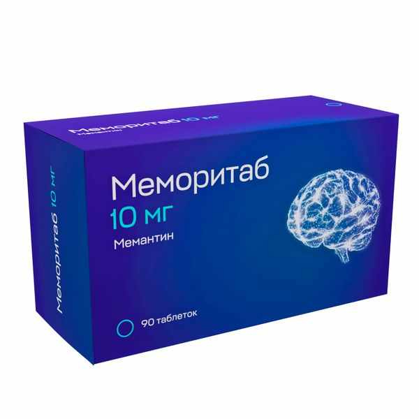 Меморитаб таблетки диспергируемые 10мг №90 