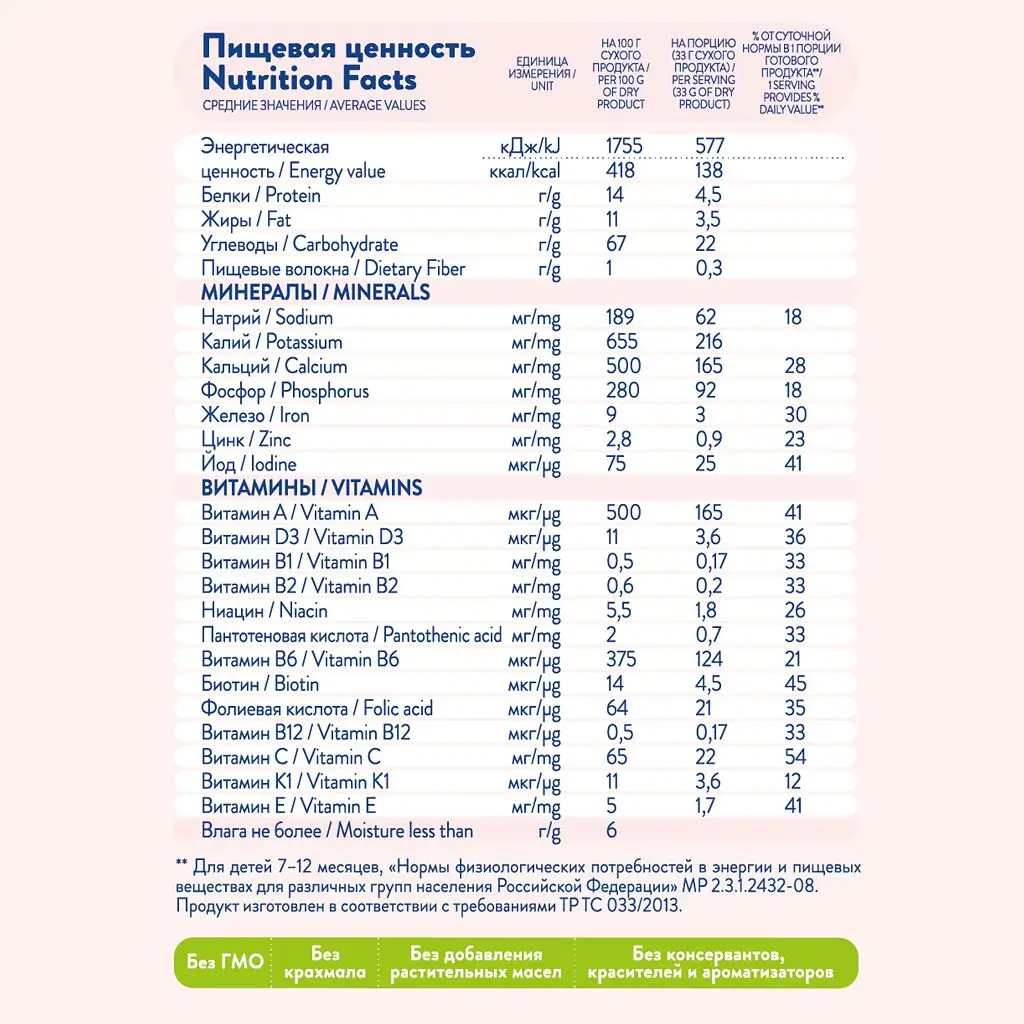 Мамако каша на козьем молоке 5злаков пачка 200г