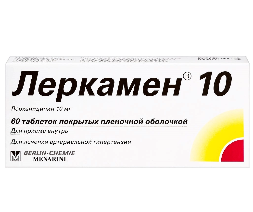 ЛЕРКАМЕН 10 ТАБ. П/О ПЛЁН. 10МГ №60