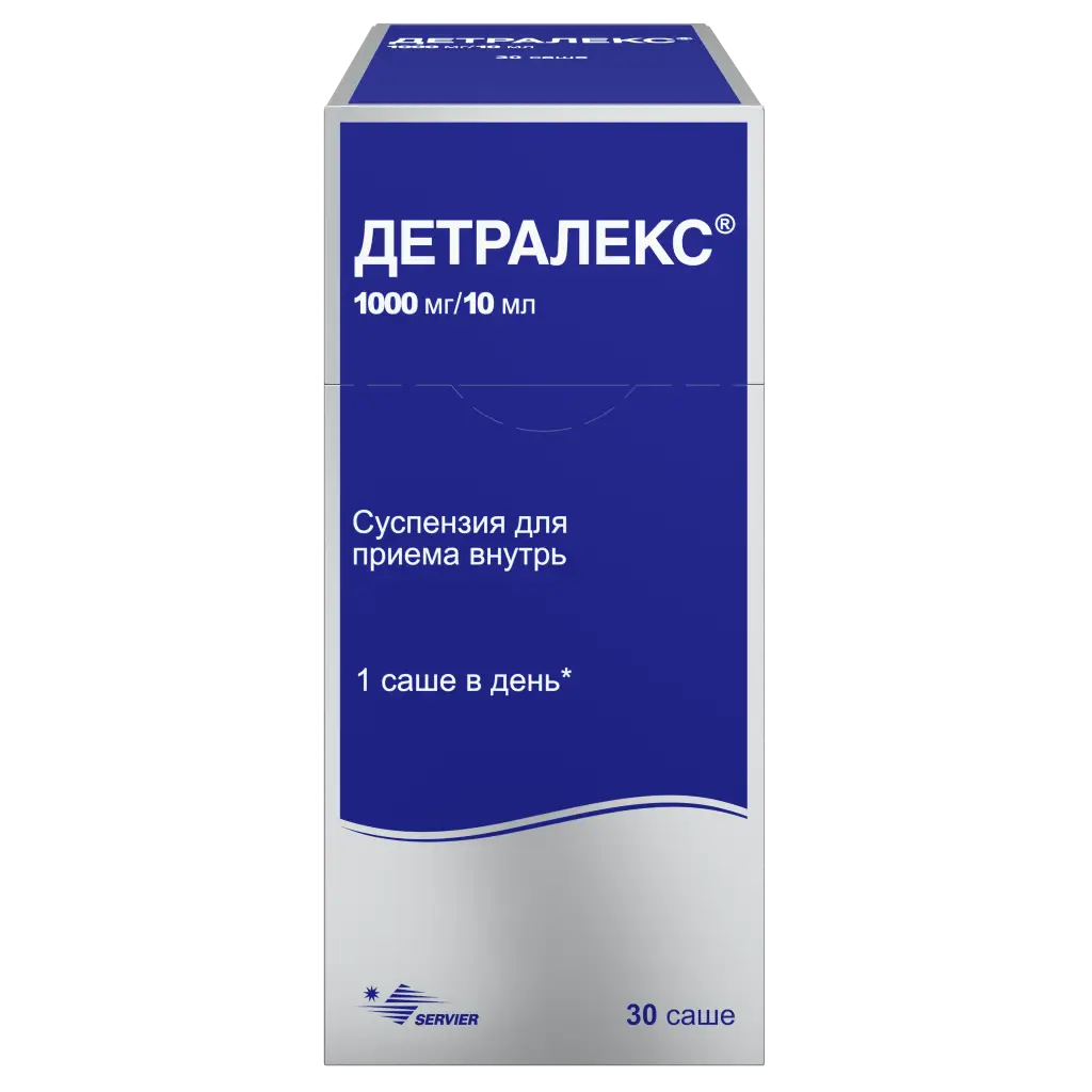 Детралекс суспензия для приема внутрь 1000мг/10мл саше 10мл №30