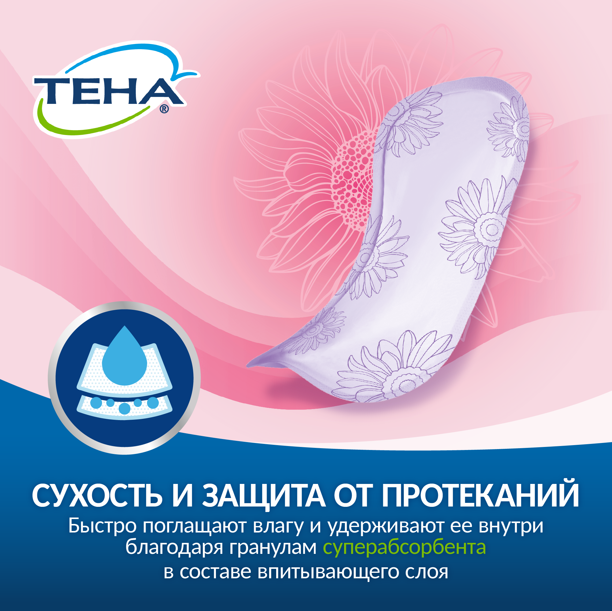 TENA lady Active Ultra Mini прокладки урологические №14