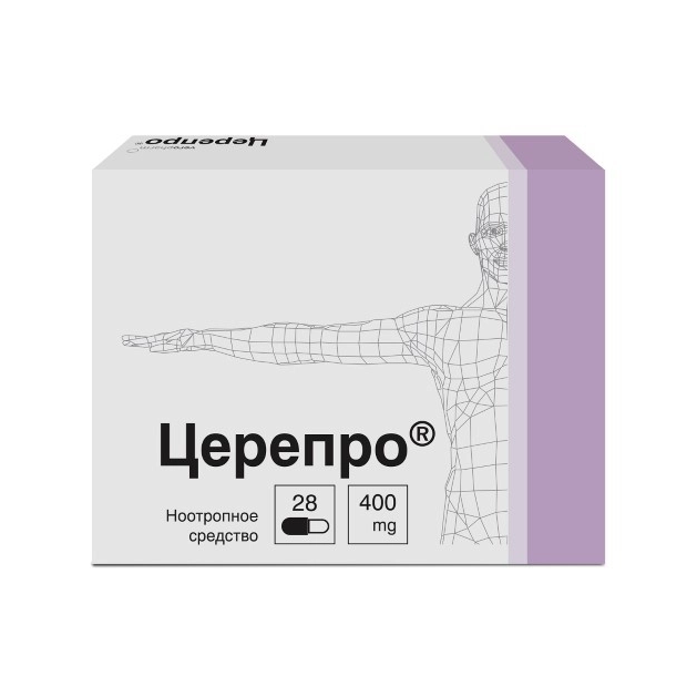 Церепро капс 400 мг х28 #