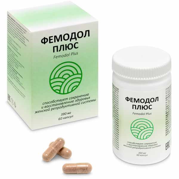 Фемодол плюс капсулы массой 390мг №60