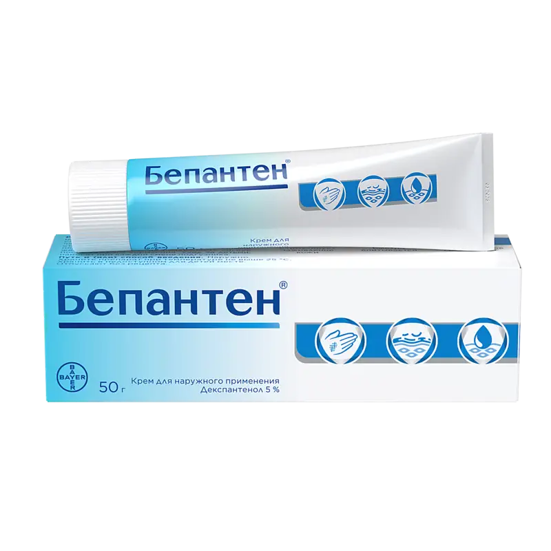 Бепантен® крем д/наруж. прим. 5% 50г тубы и/у