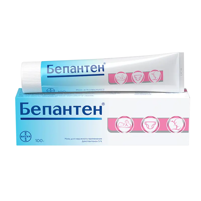 Бепантен мазь д/наруж прим 5 % 100 г х1 ^