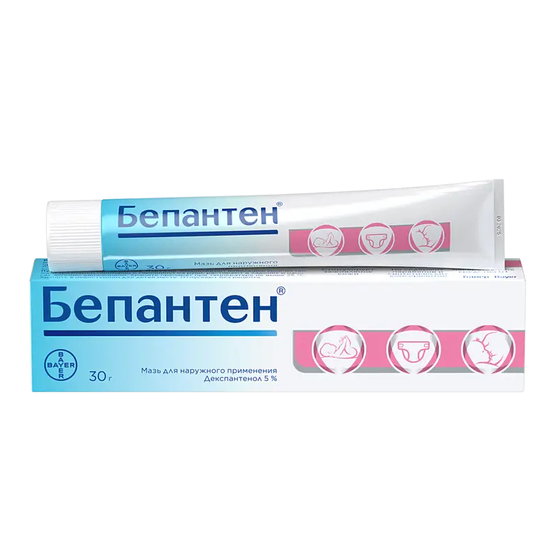 Бепантен мазь д/нар. прим. 5% (тубы алюминиевые) 30г №1