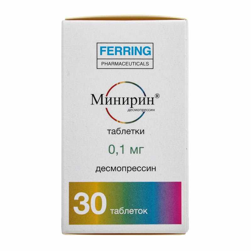 МИНИРИН ТАБ. 0,1МГ №30
