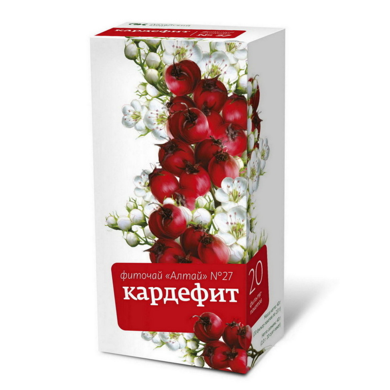 Фиточай алтай №27 кардефит 2,0 n20 фильтр-пакет