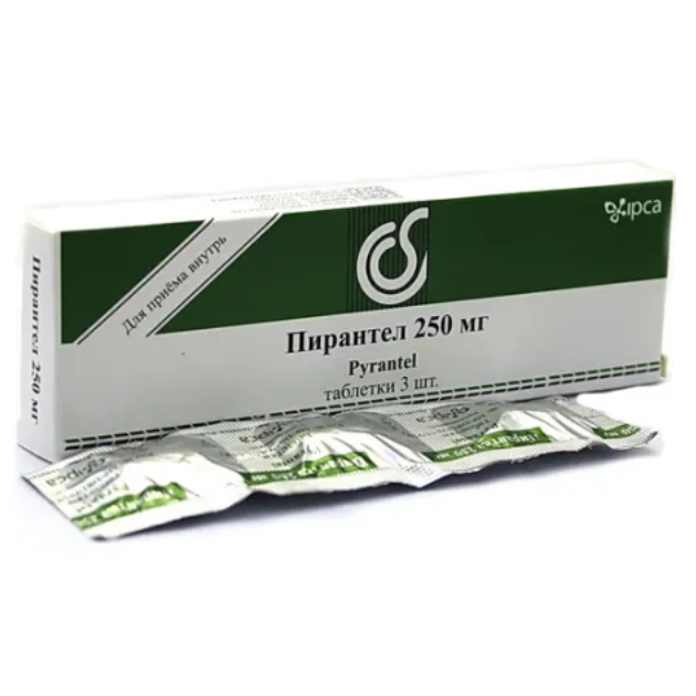 Пирантел таблетки 250мг №3