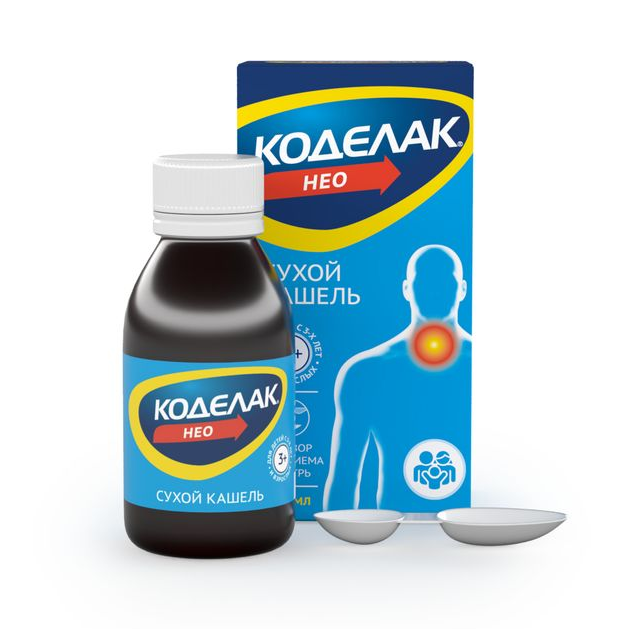 Коделак Нео р-р д/внут прим 1,5 мг/мл фл 100 мл х1 ^