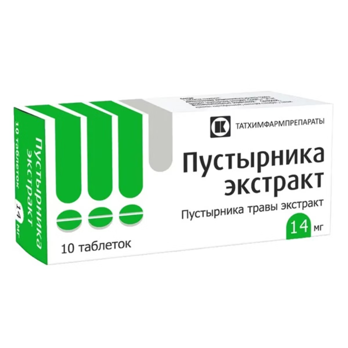 ПУСТЫРНИКА ЭКСТРАКТ 0,014 N10 ТАБЛ/ ТАТХИМФАРМ/
