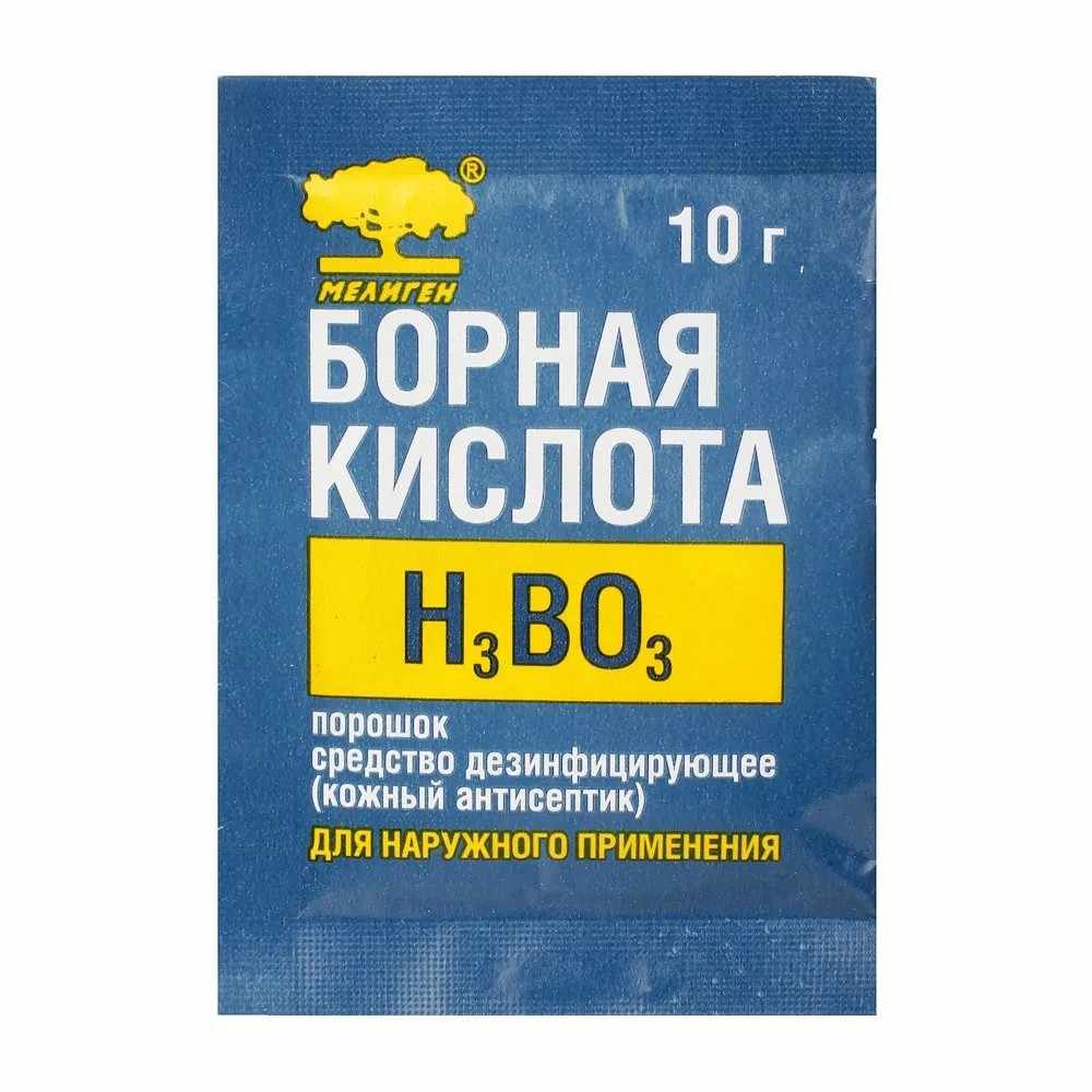 Борная кислота косм. средство для ухода за кожей 10г №1