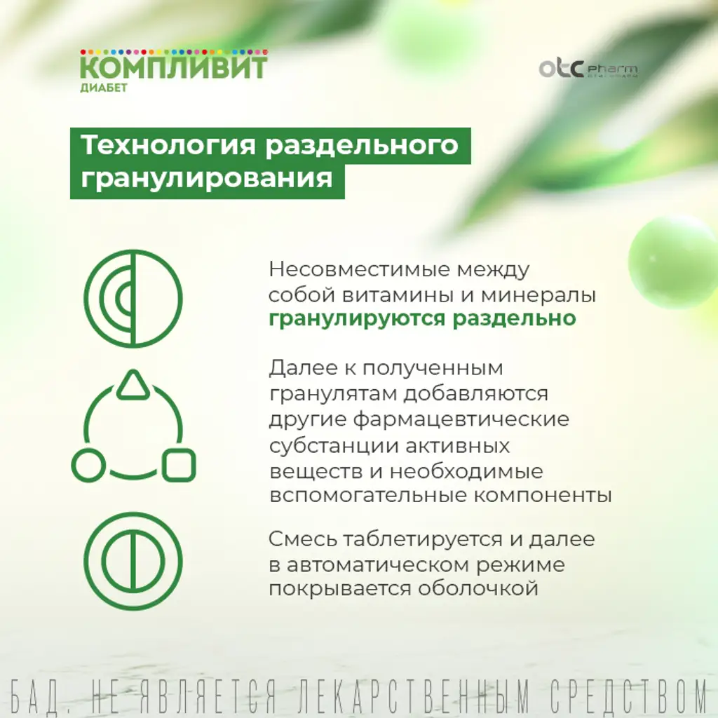 Компливит Диабет таблетки покрытые оболочкой №30