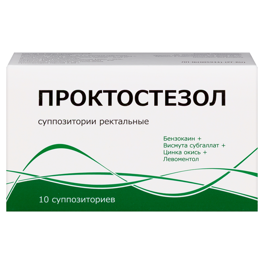 ПРОКТОСТЕЗОЛ N10 СУПП РЕКТ