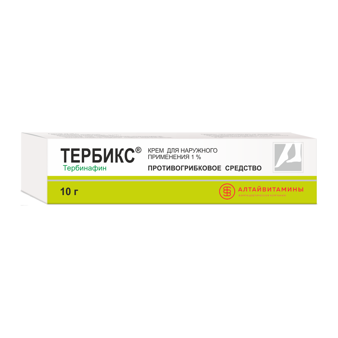 Тербикс 1% крем для наружного применения 10г туба №1