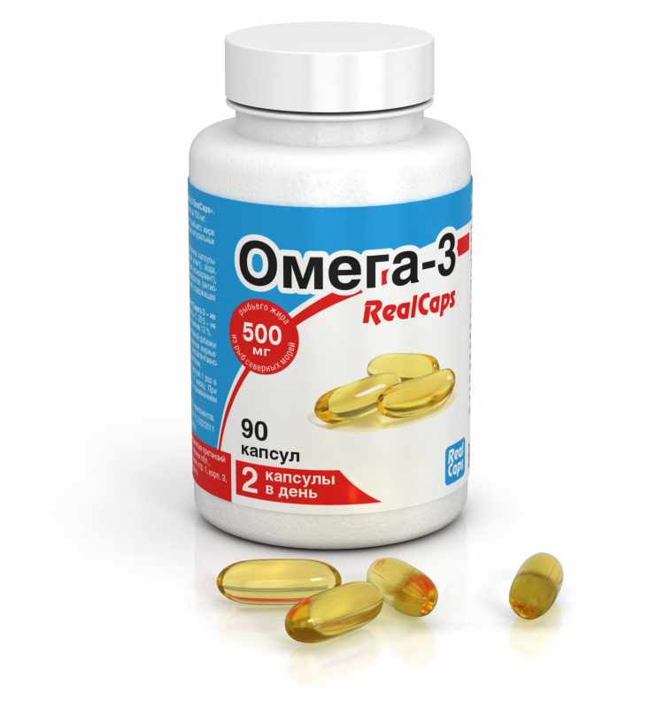 Омега-3 realcaps n90 капс массой 700мг