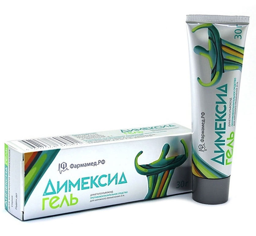 Димексид® гель д/наруж. прим. 25% 30г тубы и/у