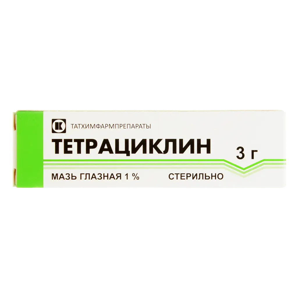 Тетрациклин мазь глазн. 1% 3 г №1 
