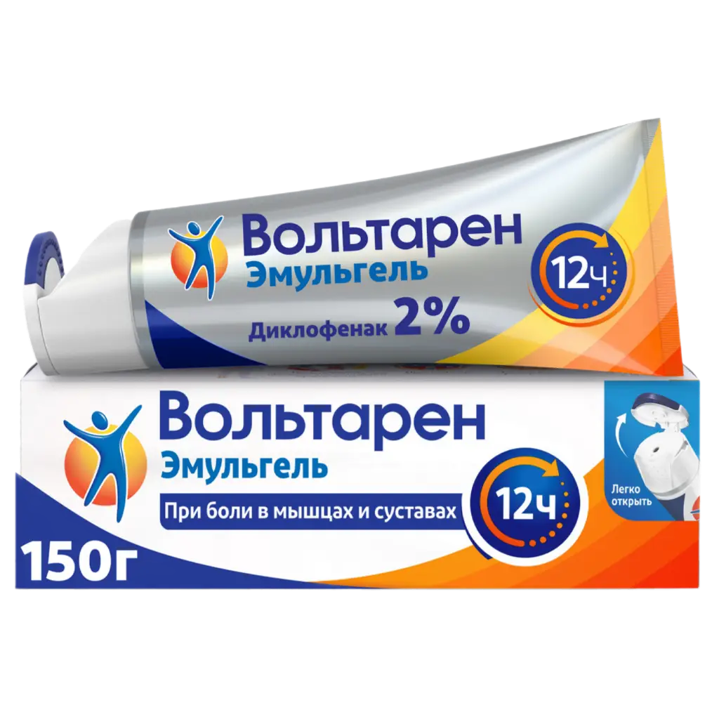 Вольтарен Эмульгель гель для наружного применения 2% 150г