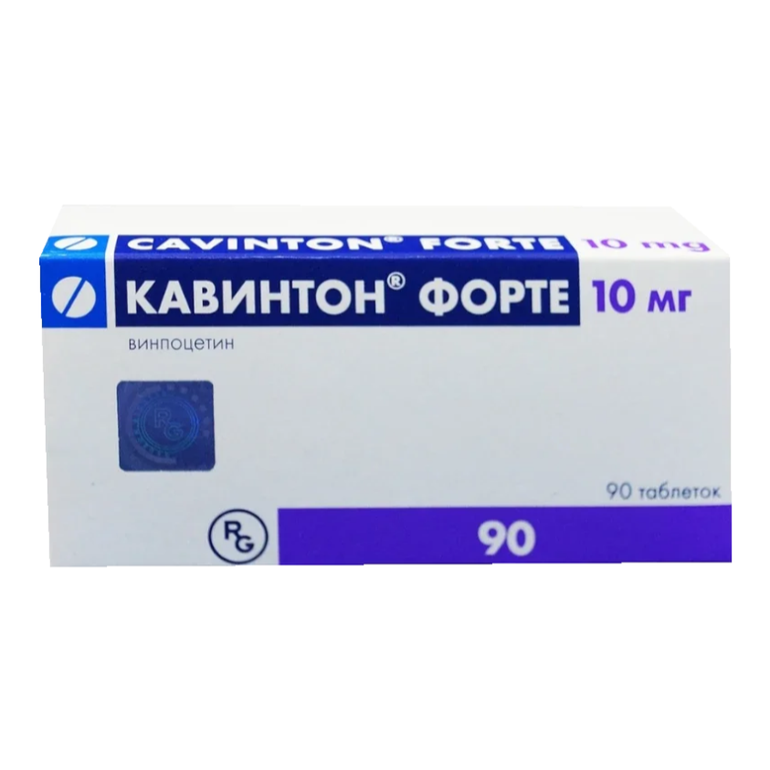 Кавинтон форте таблетки 10мг №90 