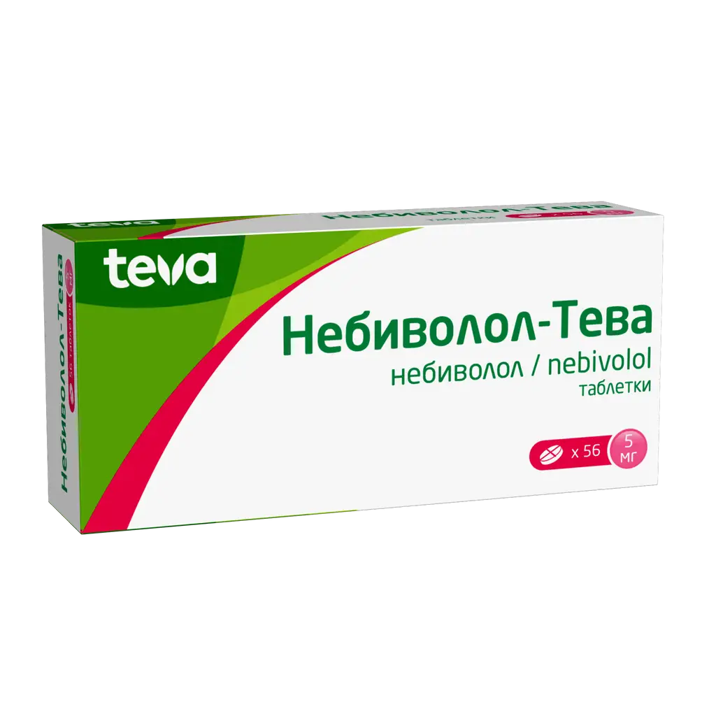 Небиволол-Тева таблетки 5мг №56