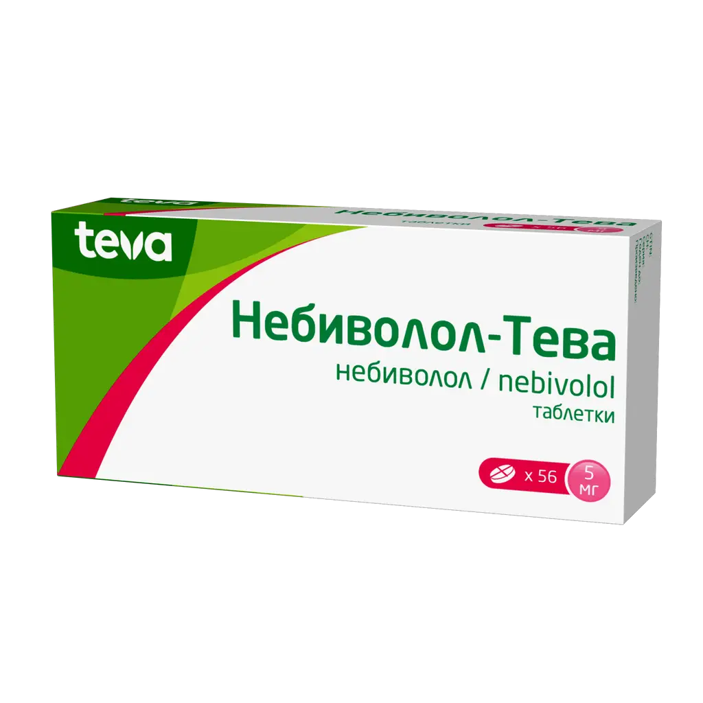 Небиволол-Тева таблетки 5мг №56