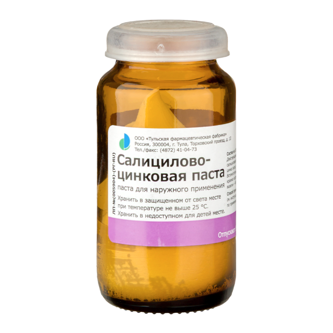 САЛИЦИЛОВО-ЦИНКОВАЯ ПАСТА 25,0