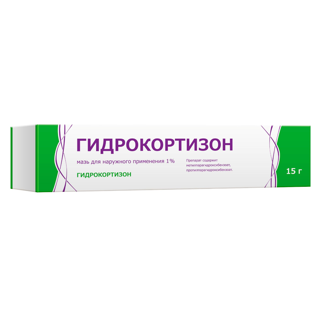 Гидрокортизон мазь д/наруж. прим. 1% 15г тубы и/у