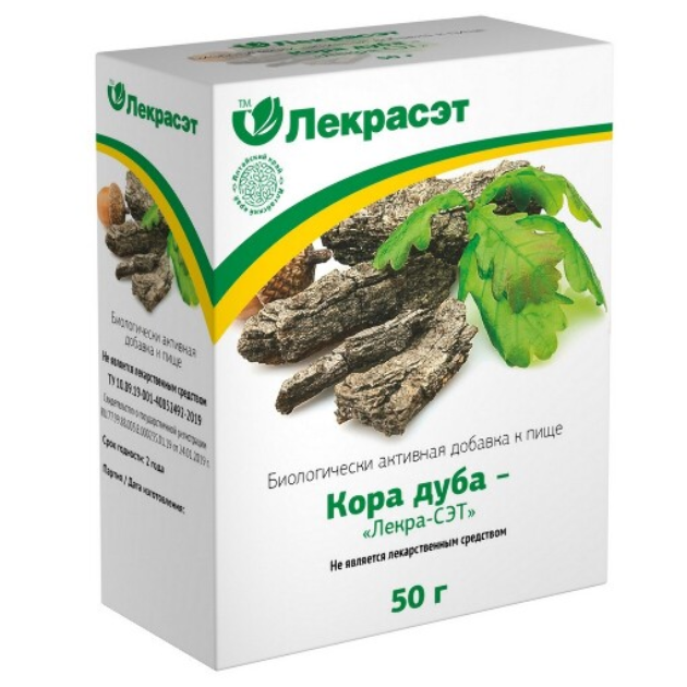 Дуба кора лекра-сэт 50,0