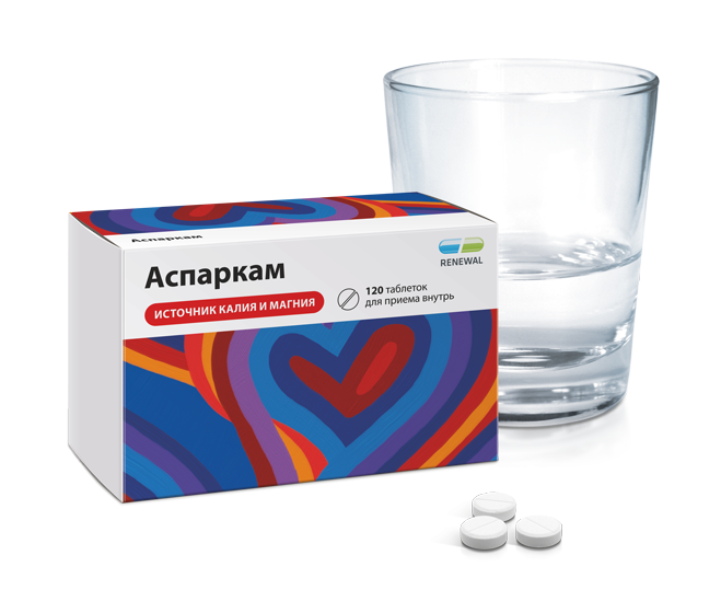 Аспаркам таблетки №120