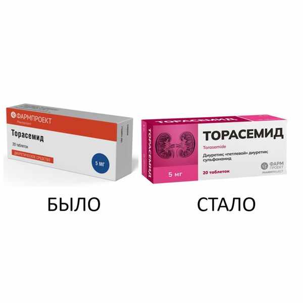 Торасемид таблетки 5мг №20