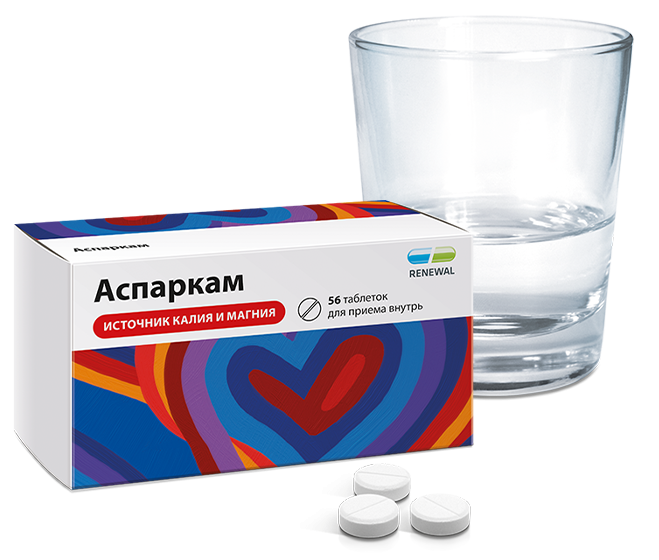 Аспаркам таблетки №56