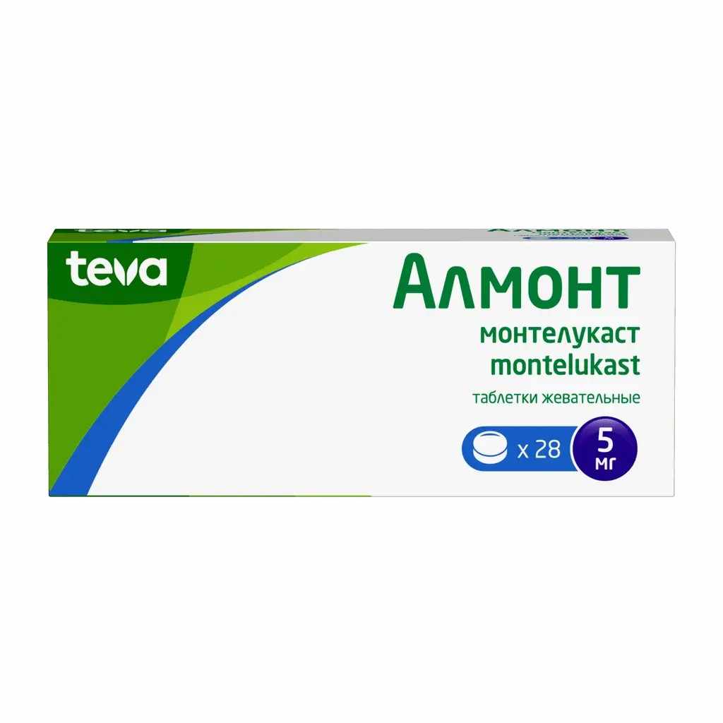  АЛМОНТ 5 МГ N28 ТАБ ЖЕВ