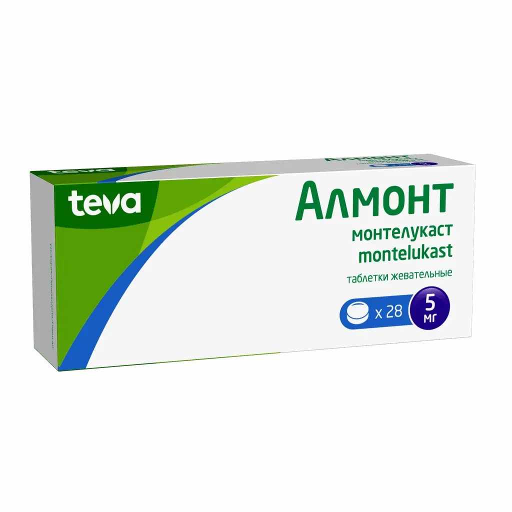Алмонт таблетки жевательные 5мг №28