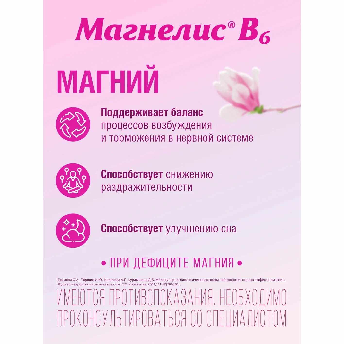Магнелис В6 таблетки покрытые плёночной оболочкой №90